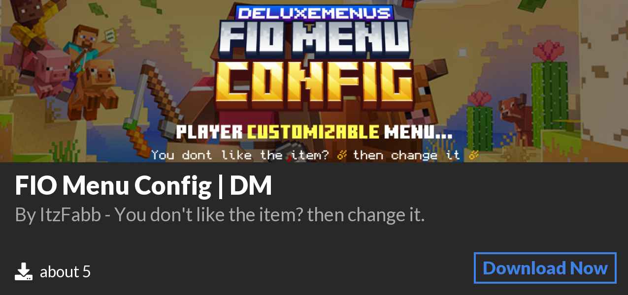 Download FIO Menu Config | DM on Polymart