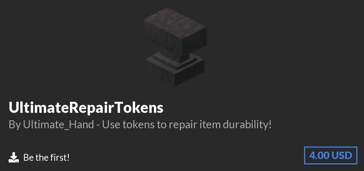 Download UltimateRepairTokens on Polymart