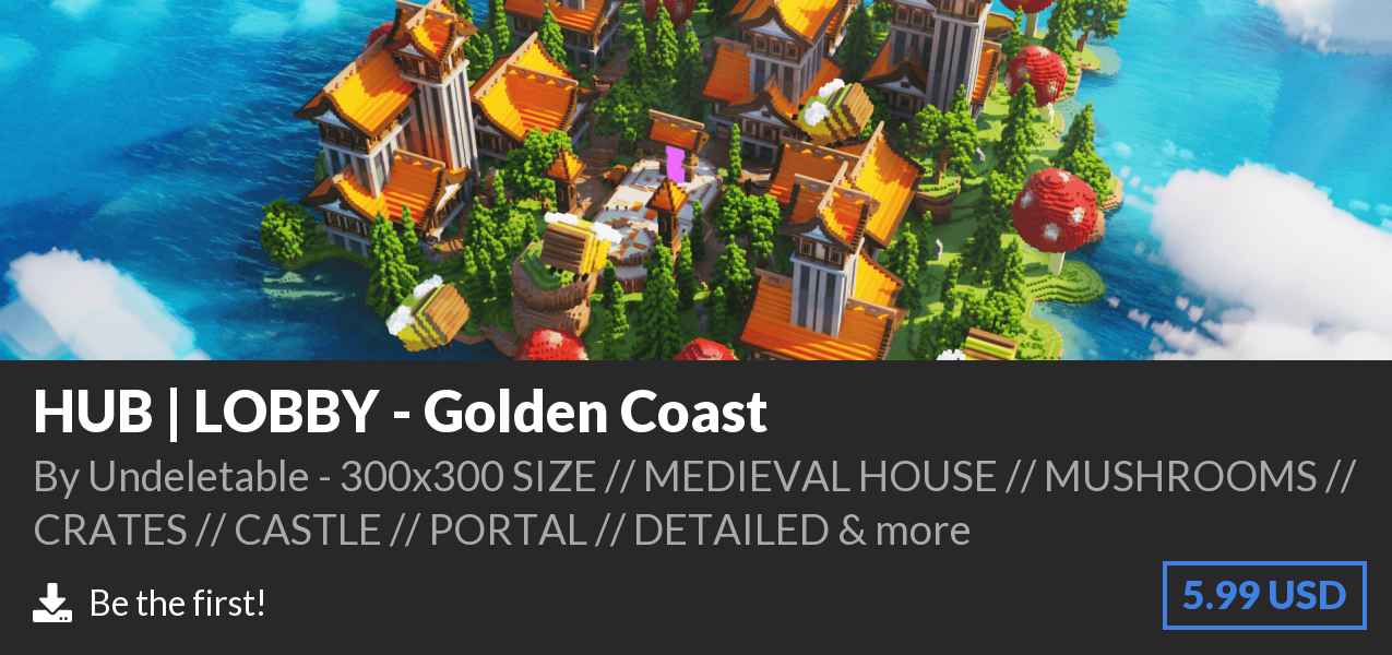 Download HUB | LOBBY - Golden Coast on Polymart