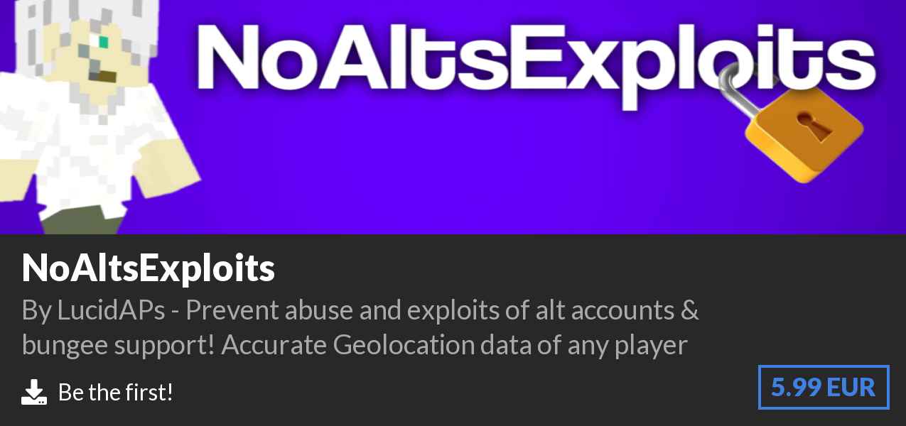 Download NoAltsExploits️ on Polymart