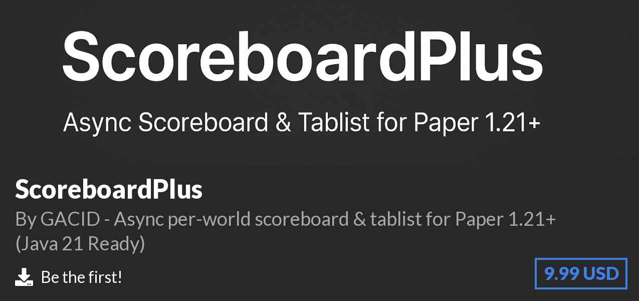 Download ScoreboardPlus on Polymart