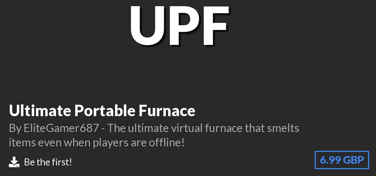 Download Ultimate Portable Furnace on Polymart