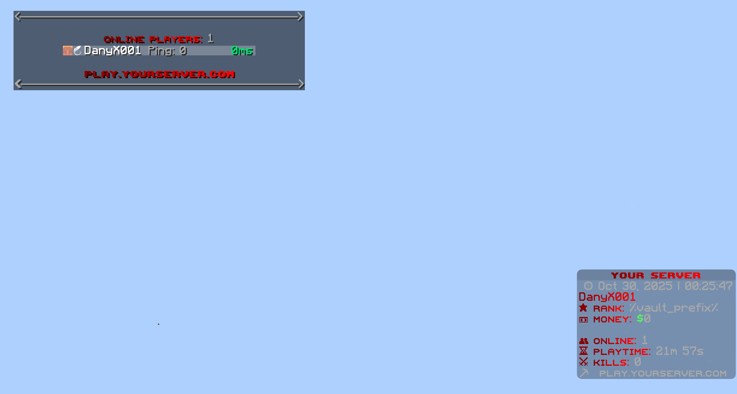Red TAB + Scoreboard Config icon
