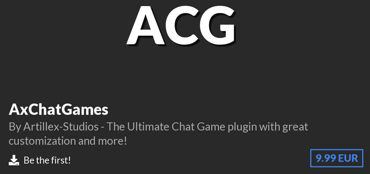 Download AxChatGames on Polymart