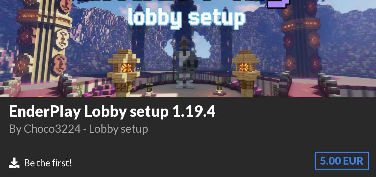 Download EnderPlay Lobby setup 1.19.4 on Polymart