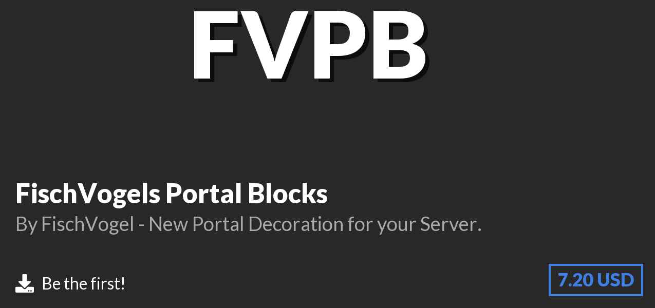 Download FischVogels Portal Blocks on Polymart