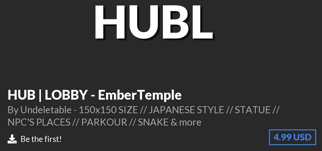 Download HUB | LOBBY - EmberTemple on Polymart