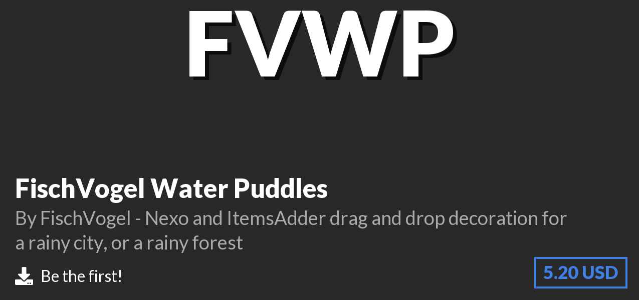 Download FischVogel Water Puddles on Polymart