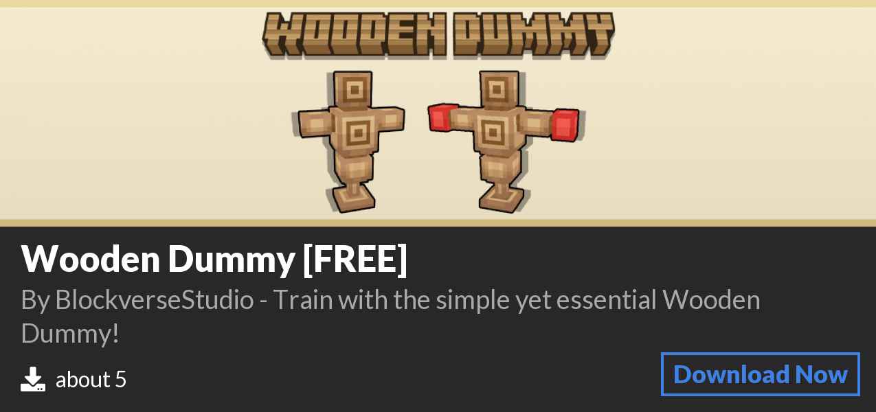 Download Wooden Dummy [FREE] on Polymart