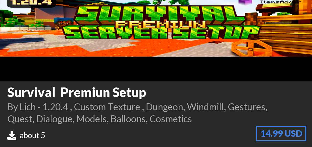 Download Survival │ Premiun Setup on Polymart