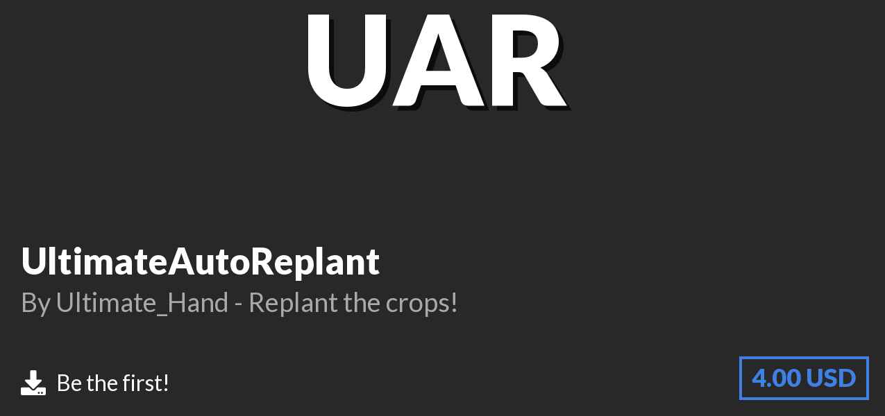 Download UltimateAutoReplant on Polymart