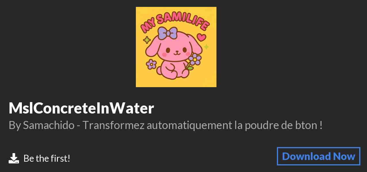 Download MslConcreteInWater on Polymart