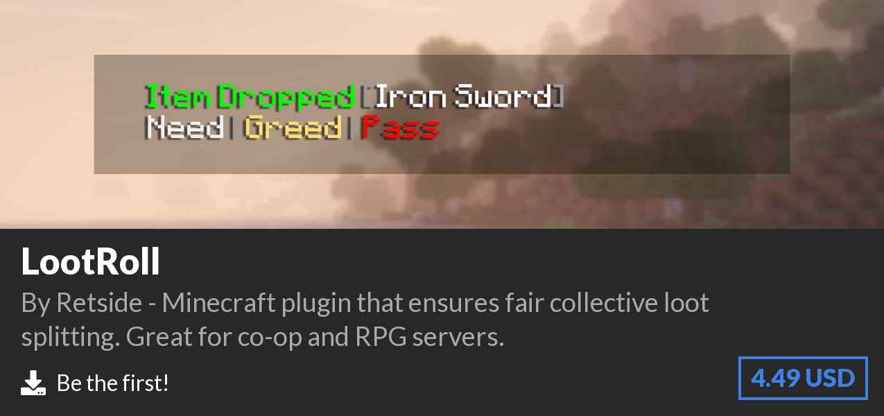 Download LootRoll on Polymart