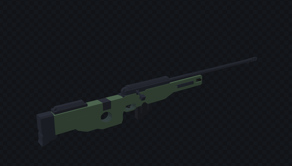 L96 Rifle model