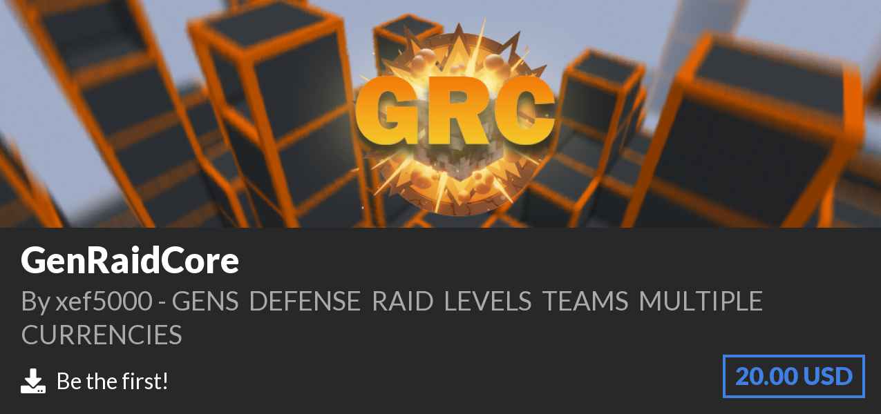 Download GenRaidCore on Polymart