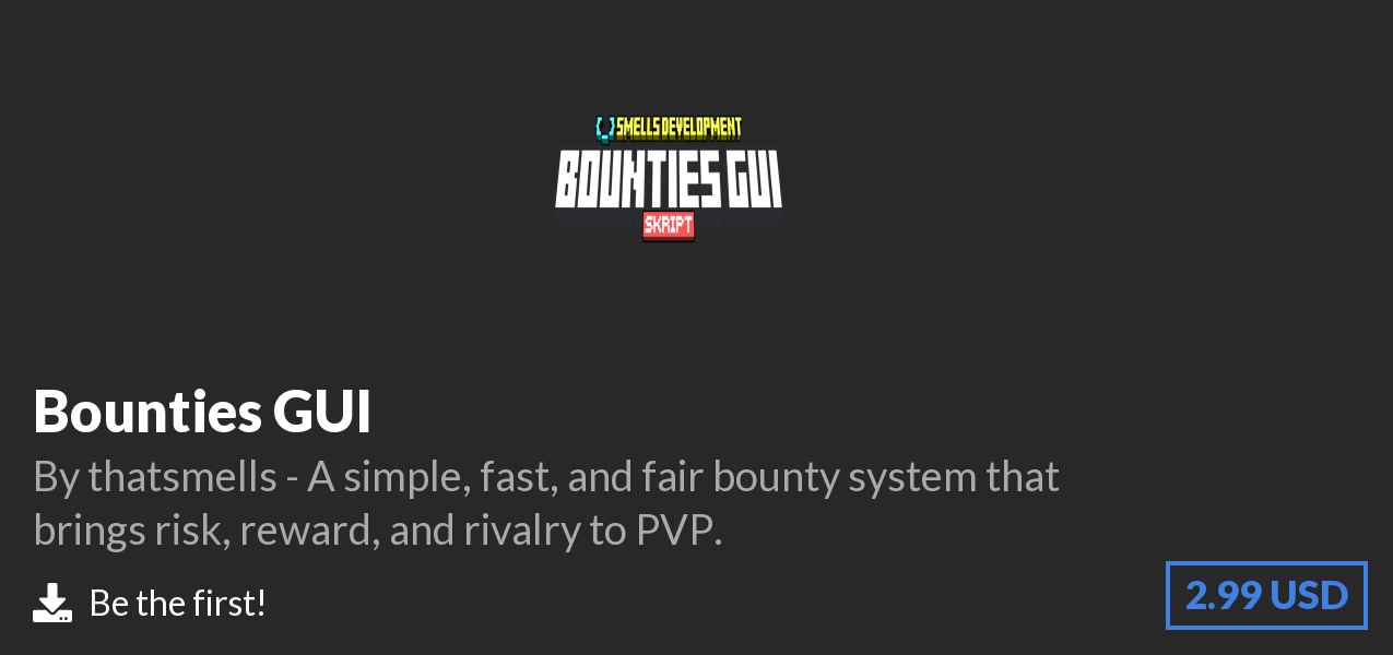 Download Bounties GUI on Polymart