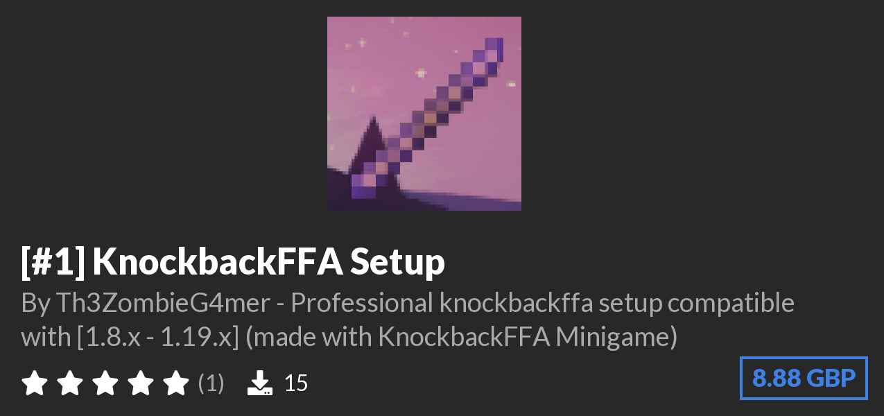 Download ✨[#1] KnockbackFFA Setup on Polymart