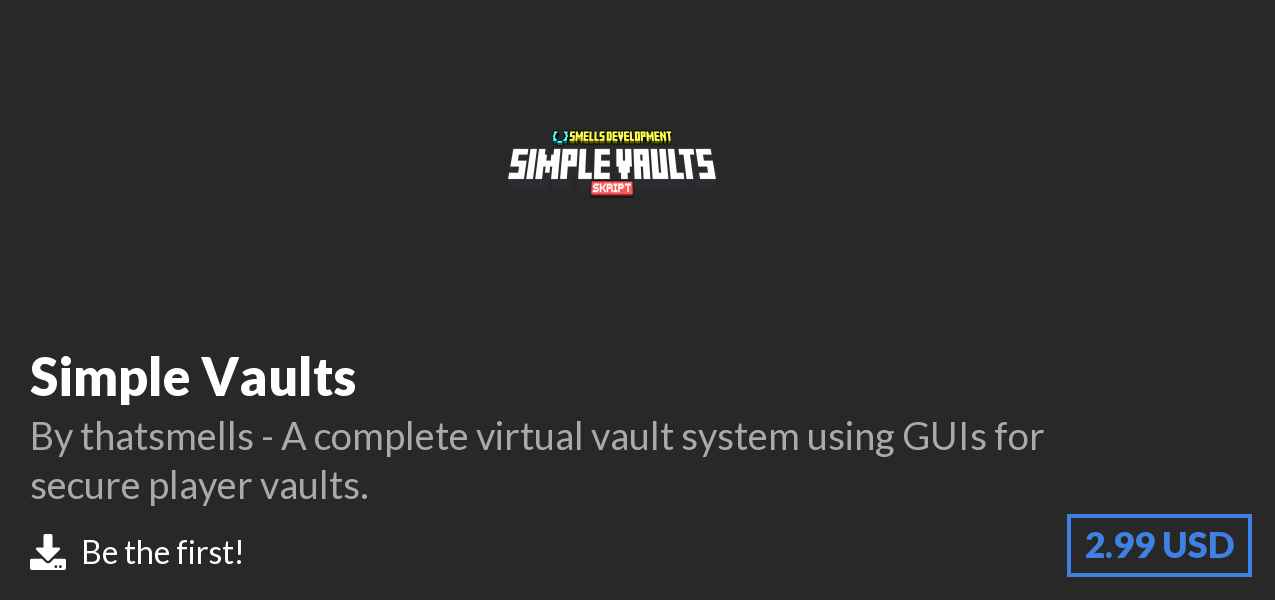 Download Simple Vaults on Polymart