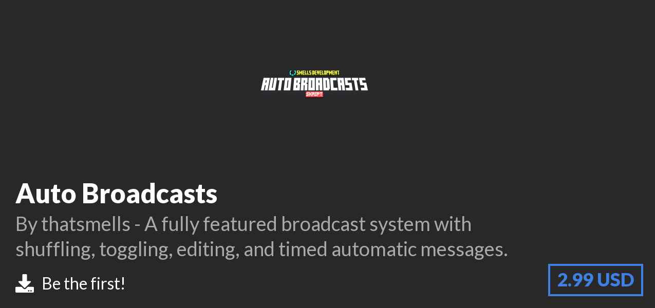 Download Auto Broadcasts on Polymart