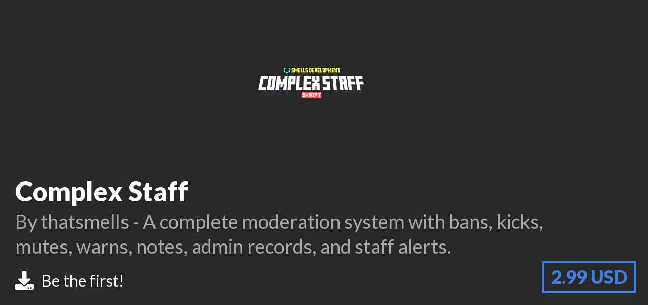 Download Complex Staff on Polymart