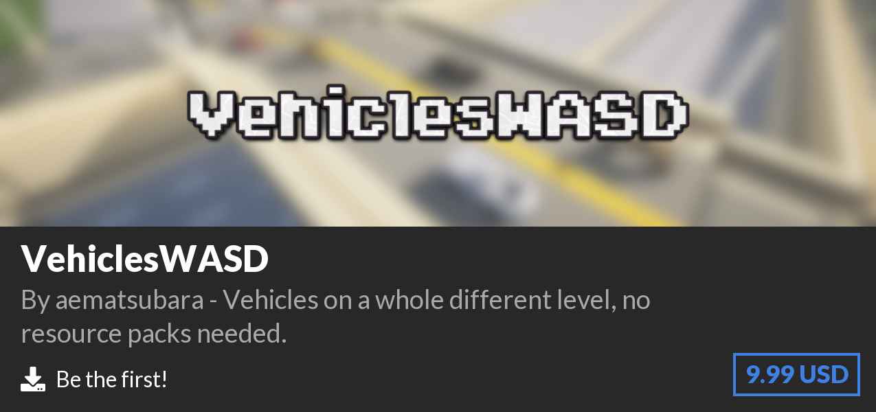 Download VehiclesWASD on Polymart