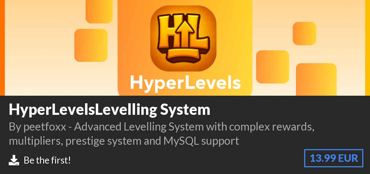 Download HyperLevels🌟Levelling System on Polymart