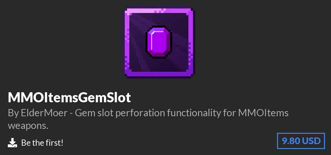 Download MMOItemsGemSlot on Polymart