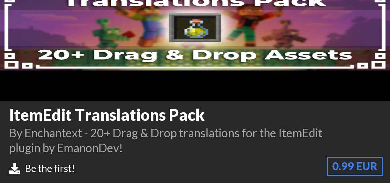 Download ItemEdit Translations Pack on Polymart