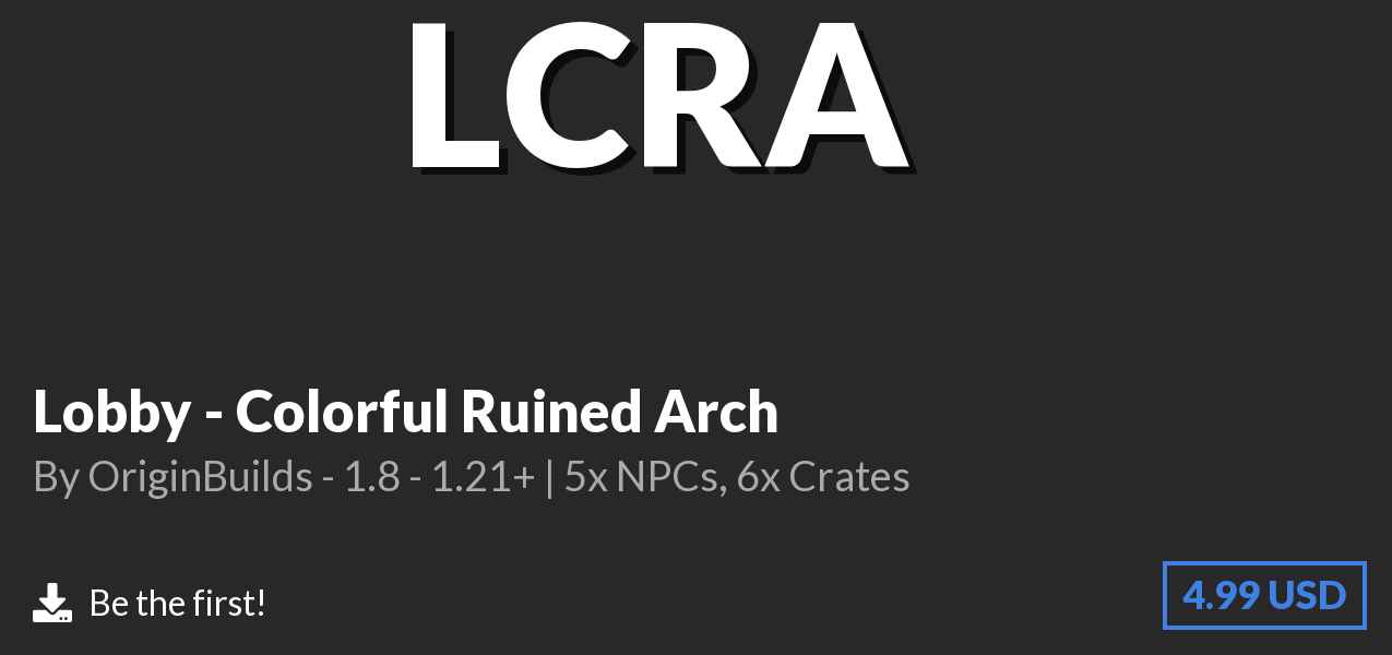 Download Lobby - Colorful Ruined Arch on Polymart