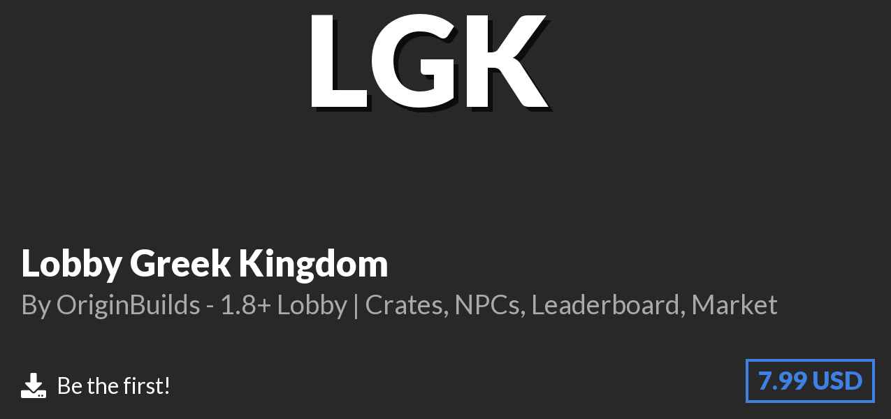 Download Lobby Greek Kingdom on Polymart
