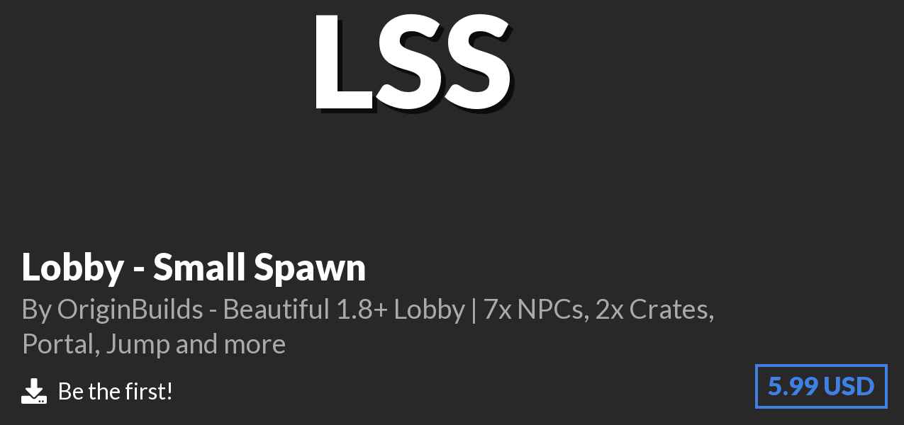 Download Lobby - Small Spawn on Polymart