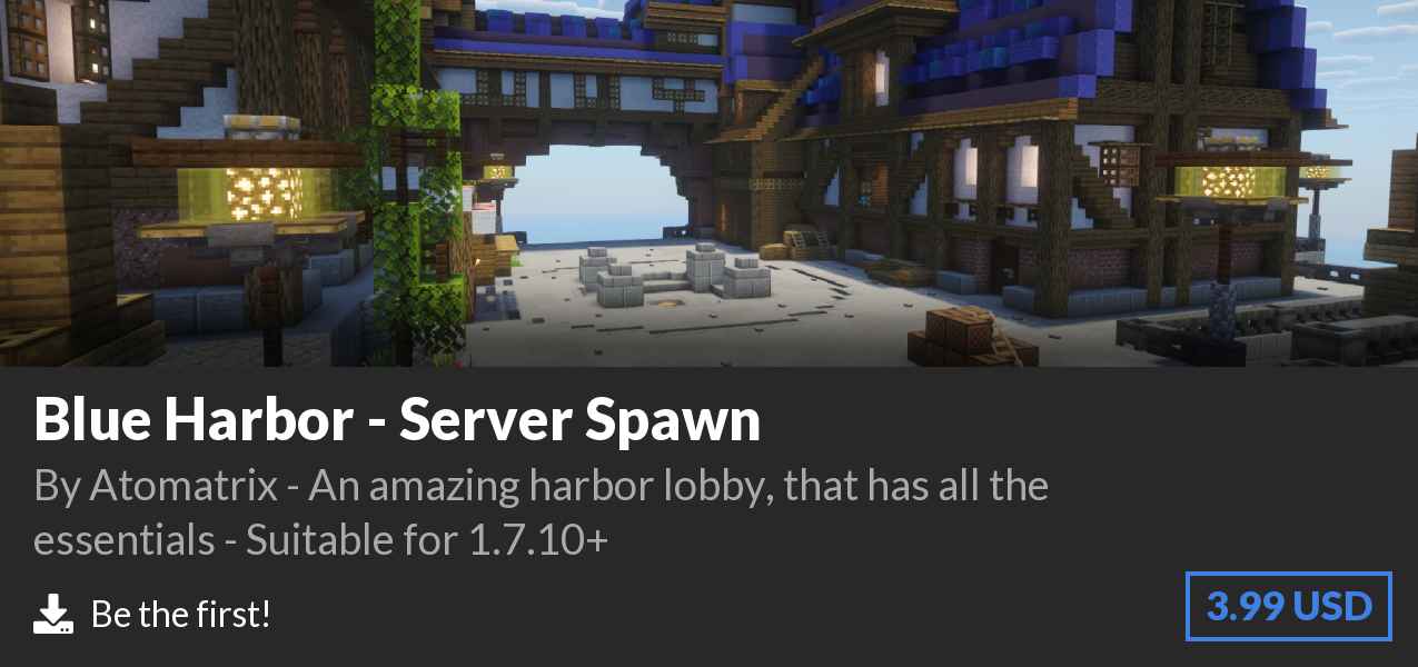 Download Blue Harbor - Server Spawn on Polymart