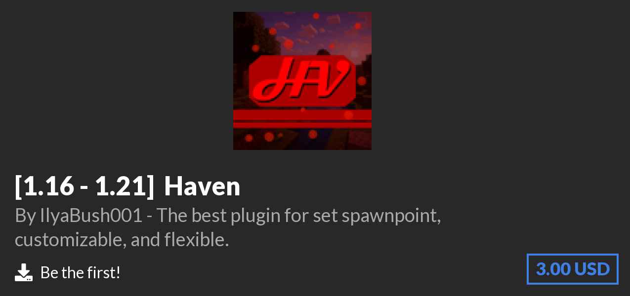 Download [1.16 - 1.21] 🐦‍🔥 Haven on Polymart