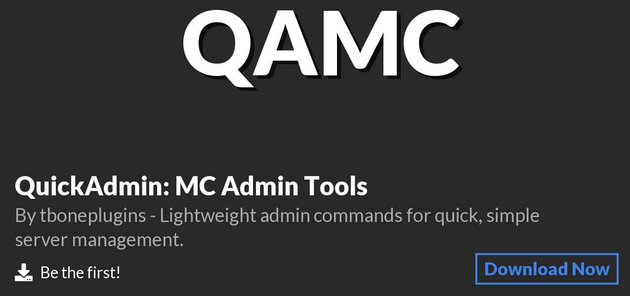 Download QuickAdmin: MC Admin Tools on Polymart