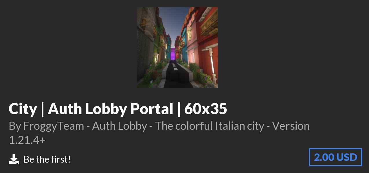 Download City | Auth Lobby Portal | 60x35 on Polymart