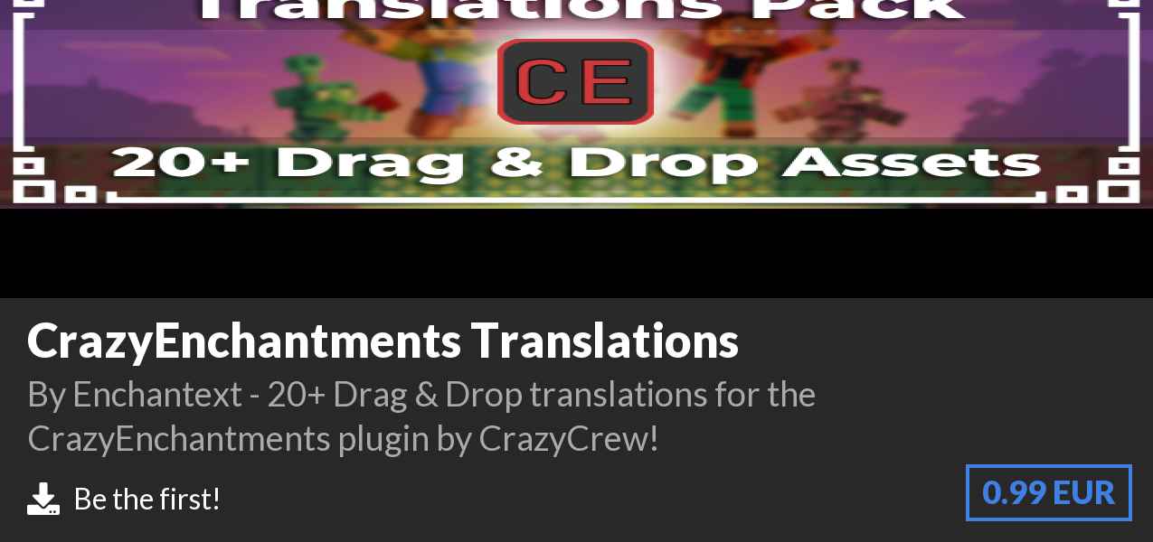 Download CrazyEnchantments Translations on Polymart