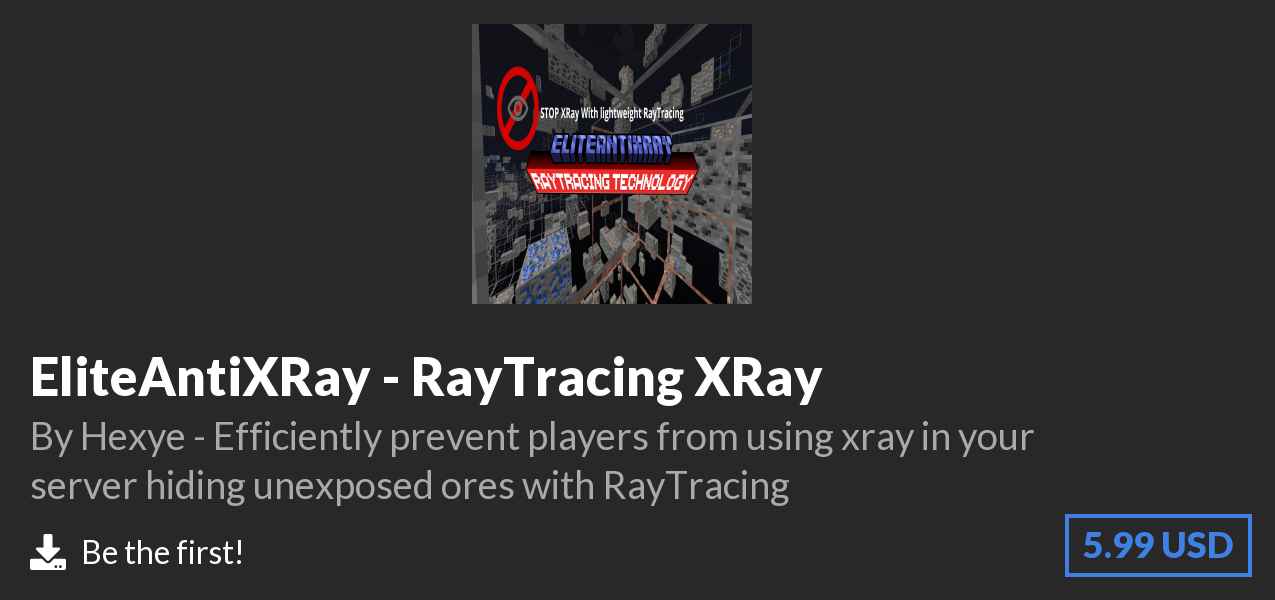 Download EliteAntiXRay - RayTracing XRay on Polymart