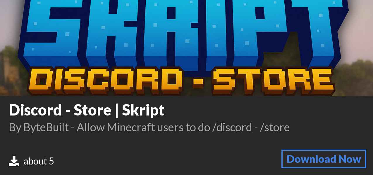 Download Discord - Store | Skript on Polymart