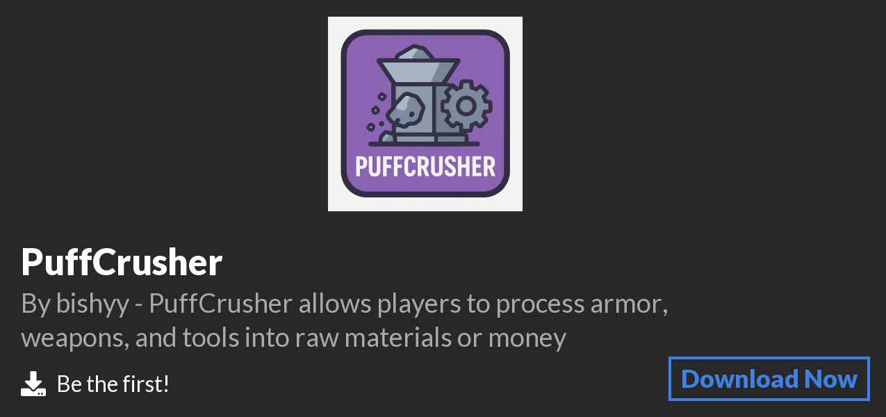 Download PuffCrusher on Polymart