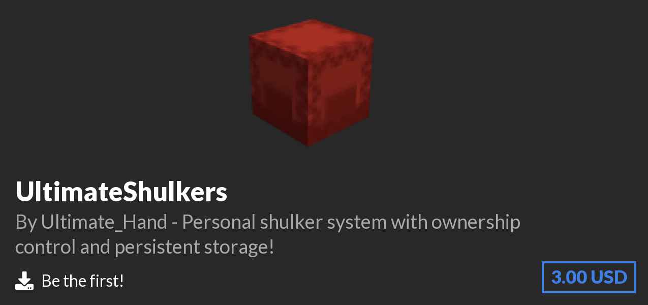 Download UltimateShulkers on Polymart