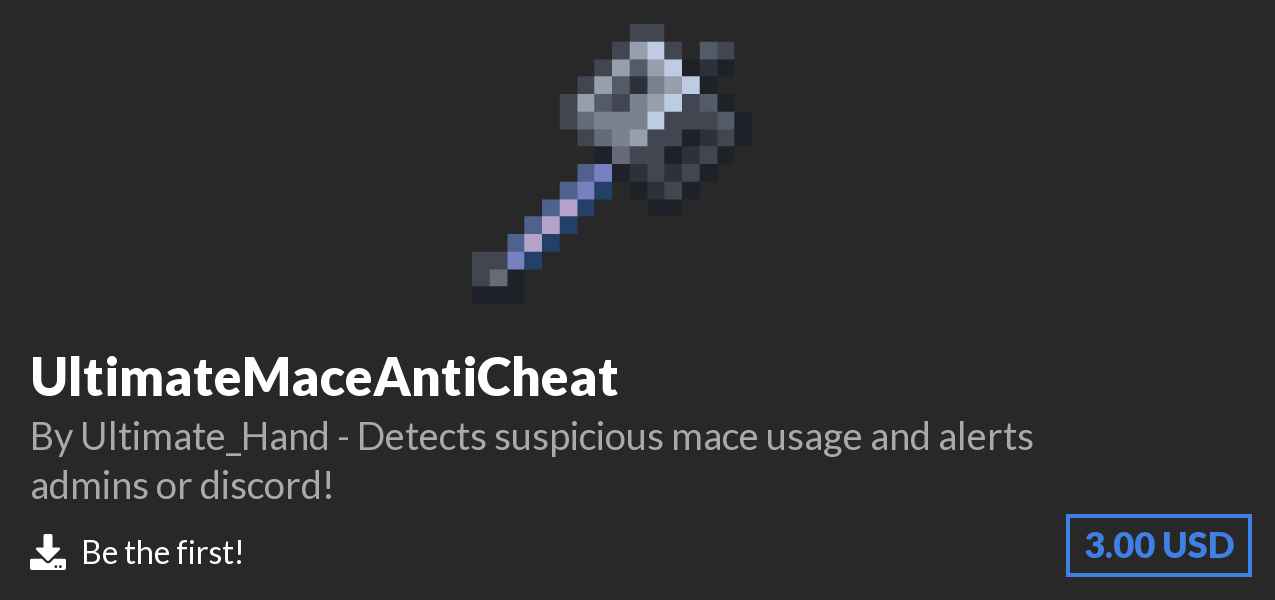 Download UltimateMaceAntiCheat on Polymart