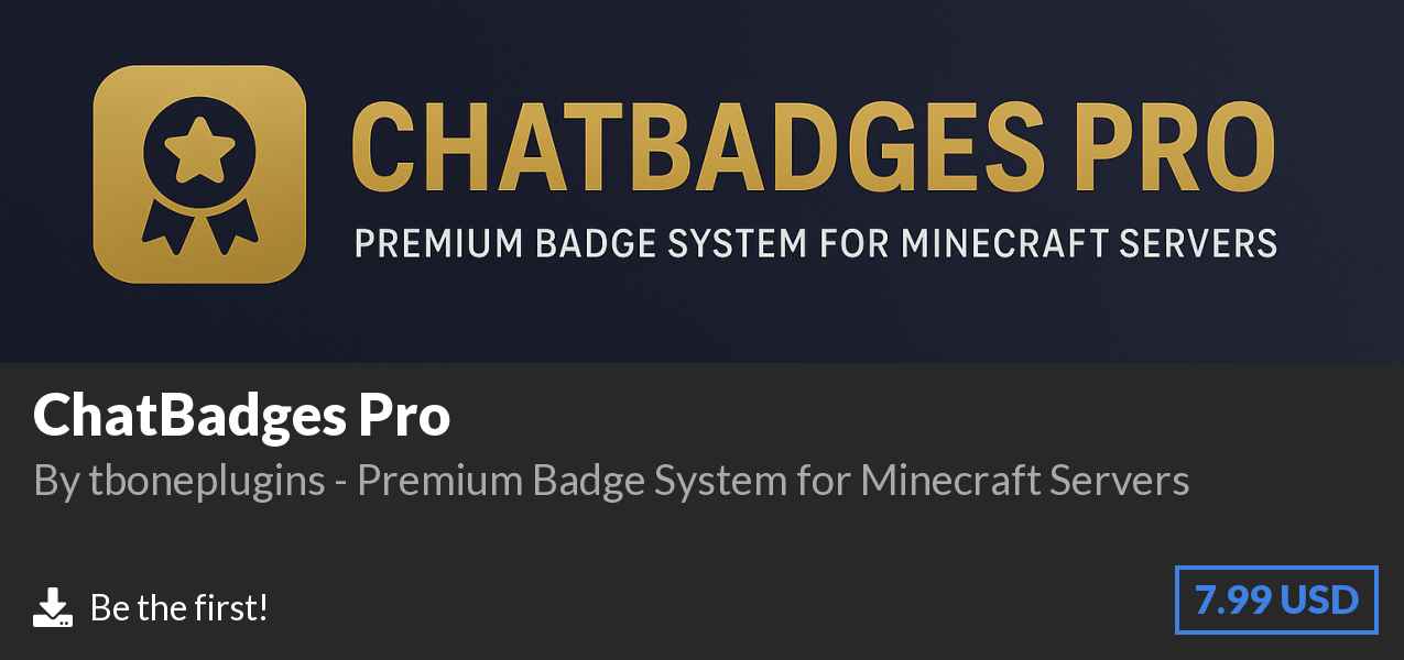 Download ChatBadges Pro on Polymart