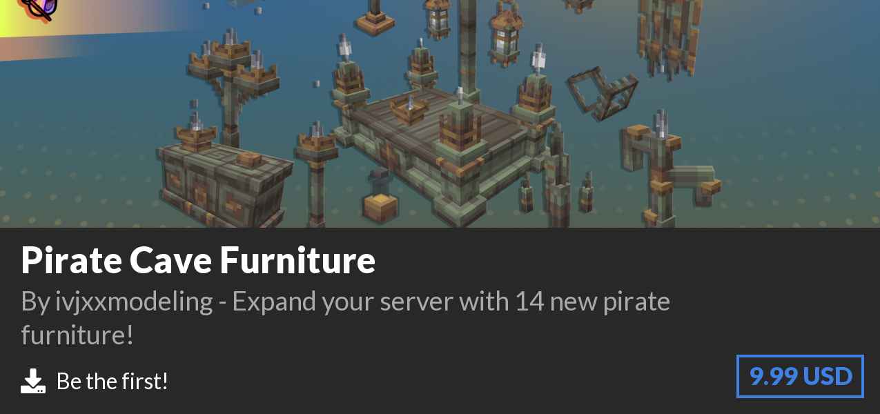 Download Pirate Cave Furniture on Polymart