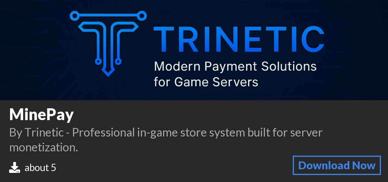 Download MinePay on Polymart