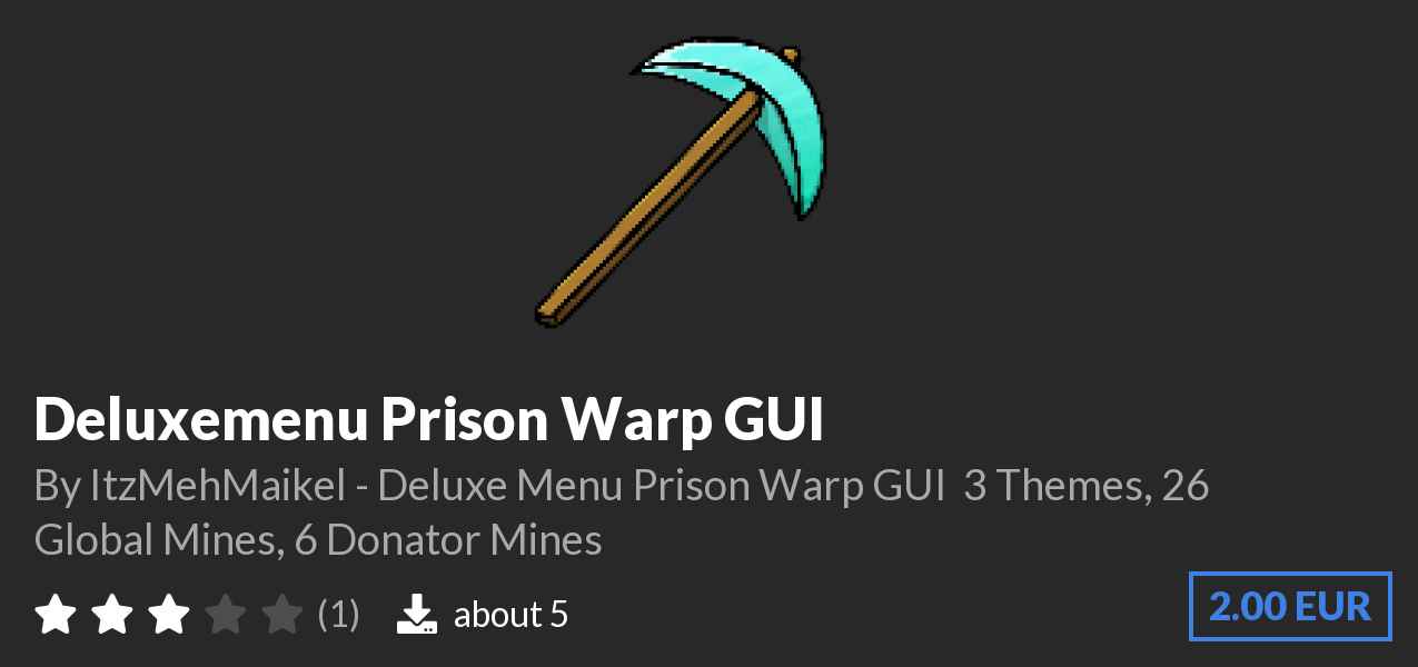 Download ✨Deluxemenu Prison Warp GUI✨ on Polymart