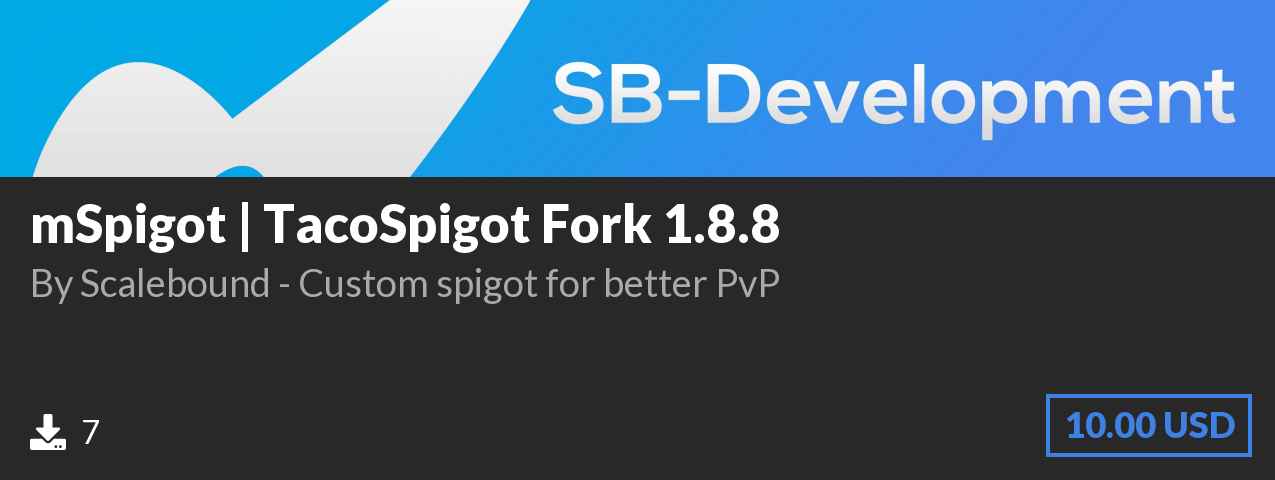 Download mSpigot | TacoSpigot Fork 1.8.8 on Polymart.org