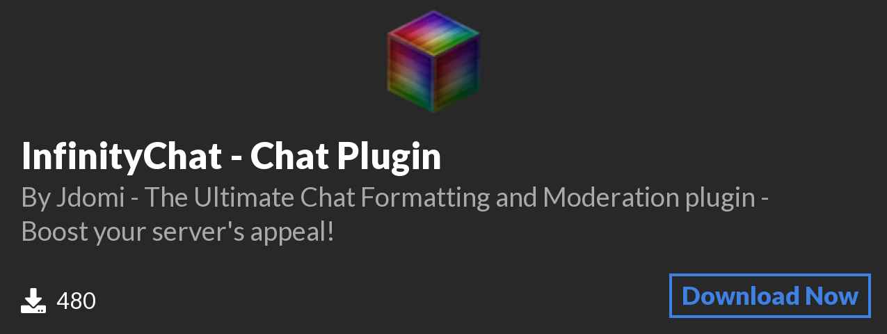 Download InfinityChat - Chat Plugin on Polymart.org