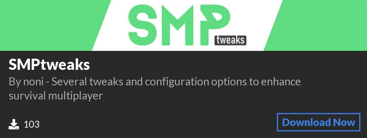 Download SMPtweaks on Polymart.org