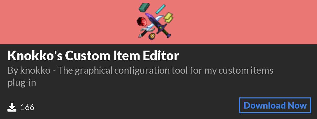 Download Knokko's Custom Item Editor on Polymart.org
