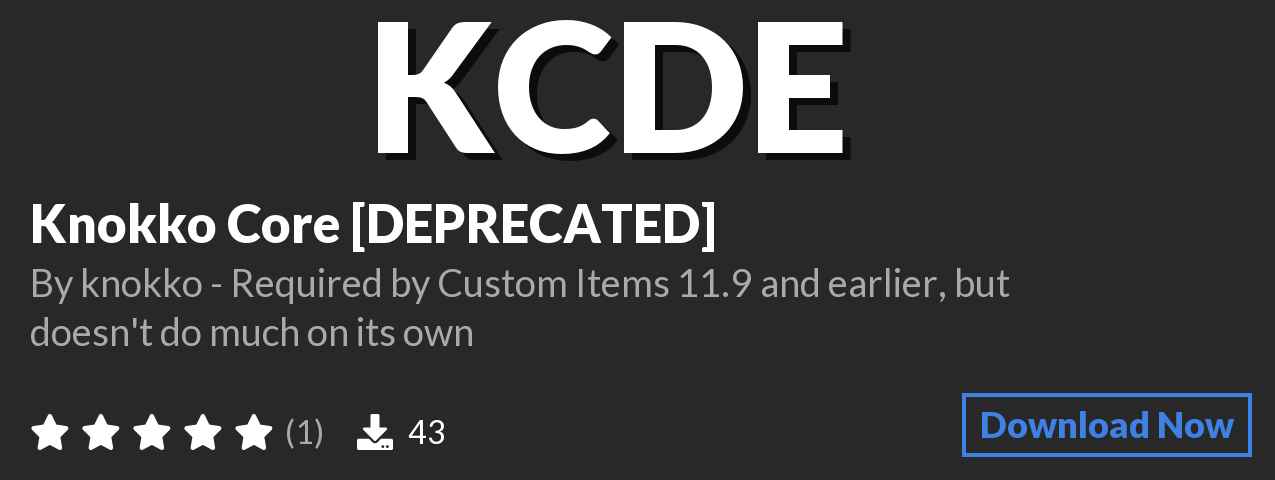 Download Knokko Core [DEPRECATED] on Polymart.org